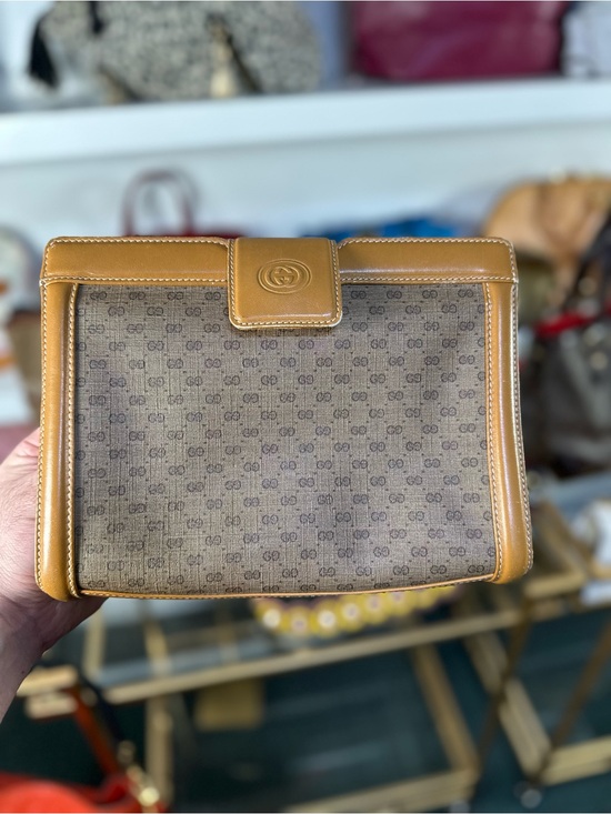 Handbags - Gucci Micro GG Frame Clutch